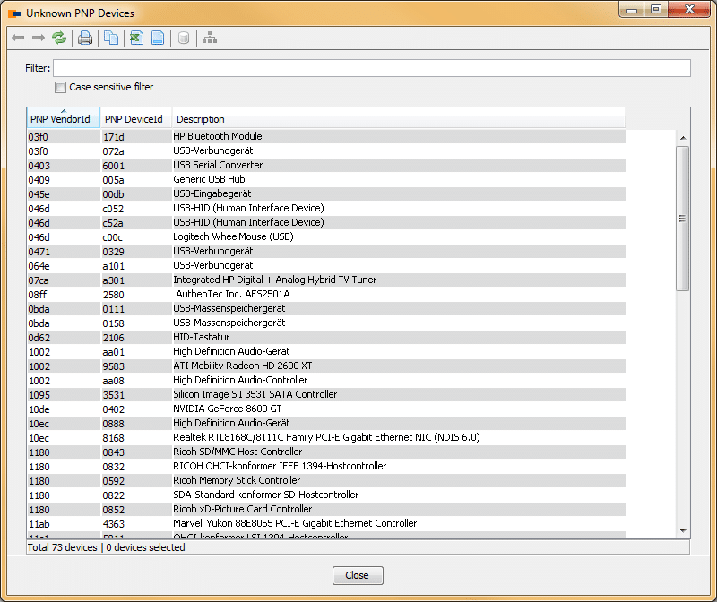 Unknown pnp devices found during the network discovery cycle.