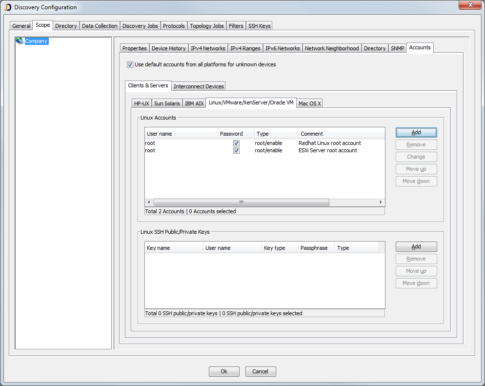 PasswordComments - JDisc Network Discovery PasswordComments