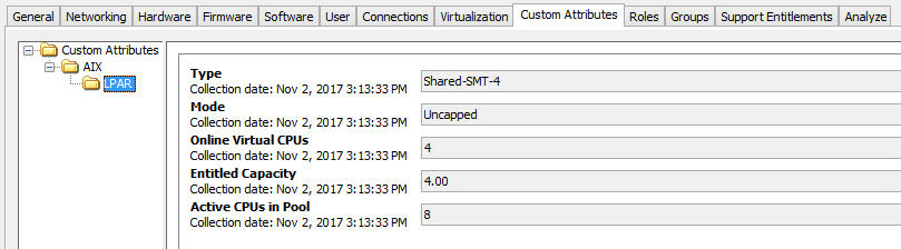 IBMLPar - JDisc Network Discovery IBM LPAR, software license management, details