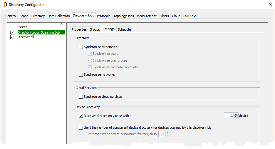 Discover a Device only once a day