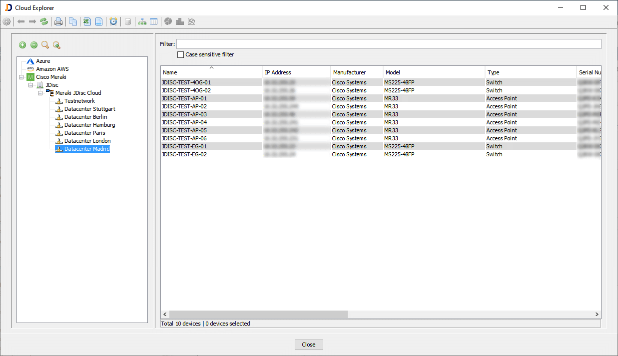 Getting Cisco Meraki Information