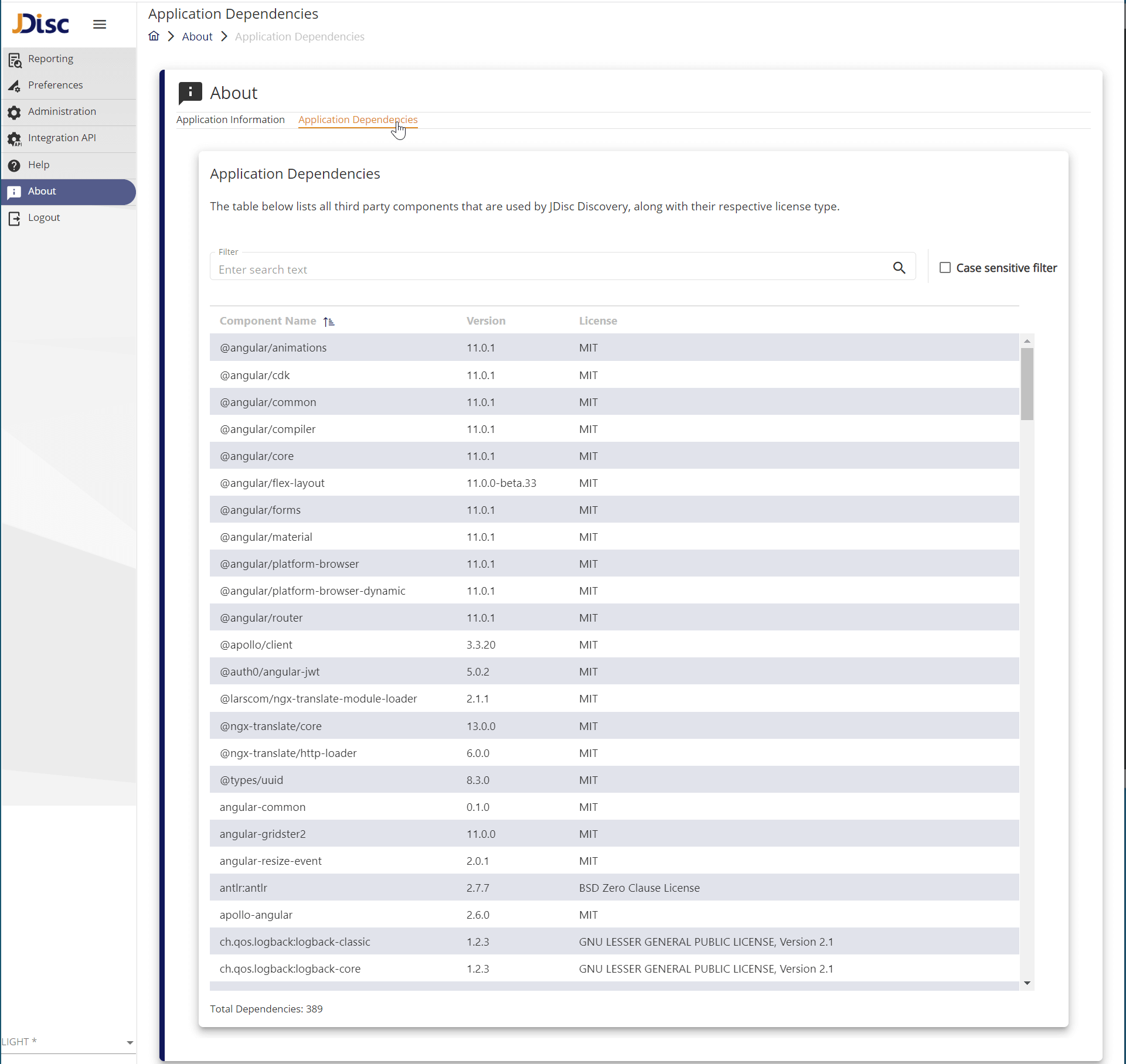 webui_about-1 - JDisc Network Discovery Application Dependencies