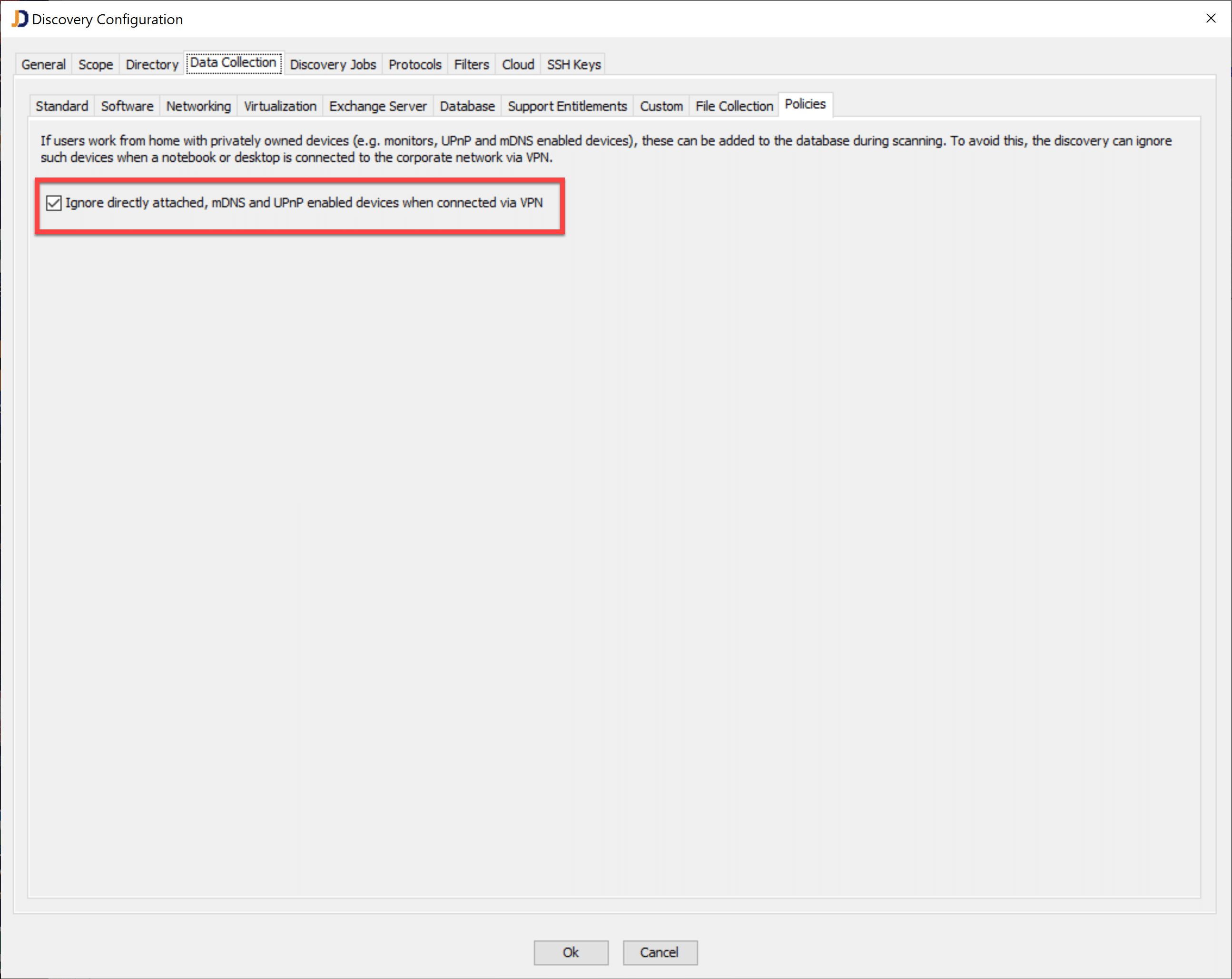 image-10 - JDisc Network Discovery This image explains how to prevent JDisc Discovery from documenting private devices when employees work from home.