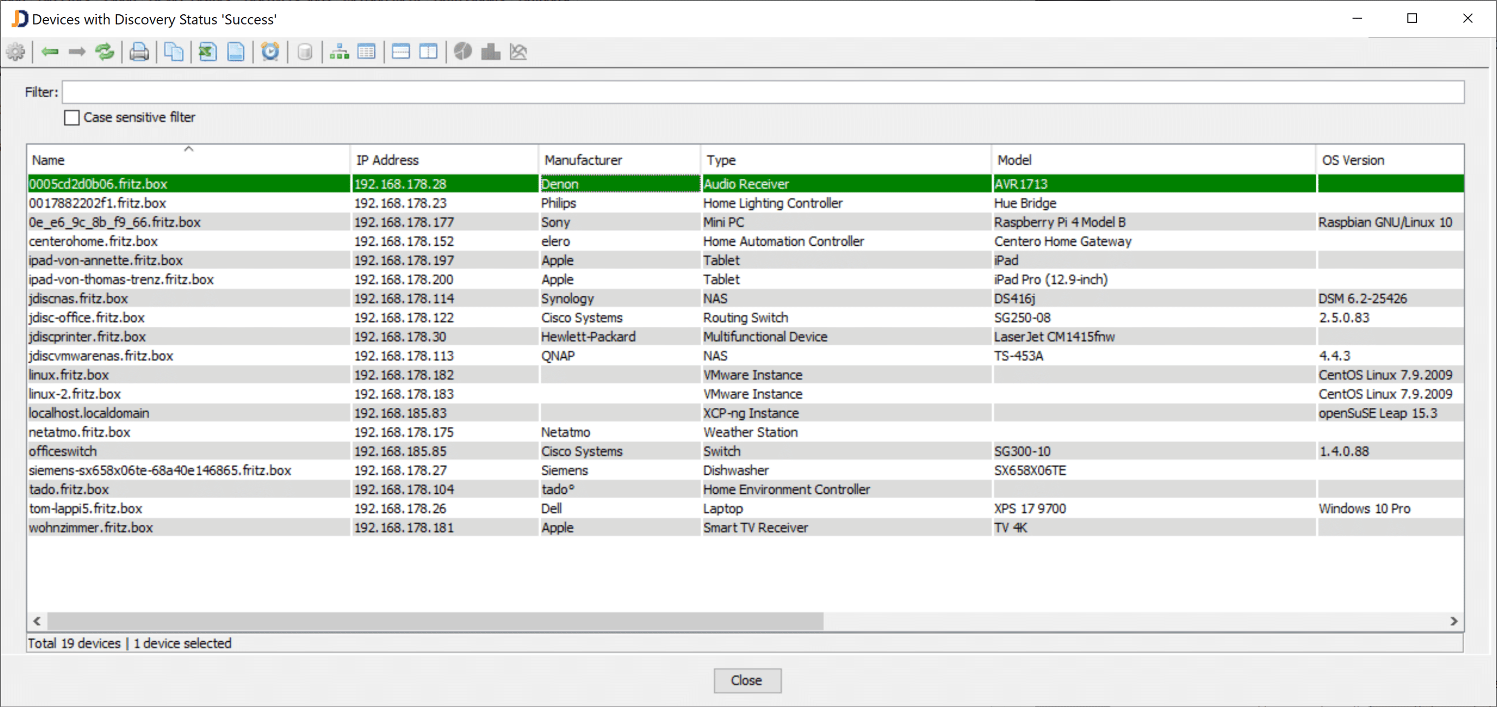 image-12 - JDisc Network Discovery Devices on our test network scanned via mDNS!