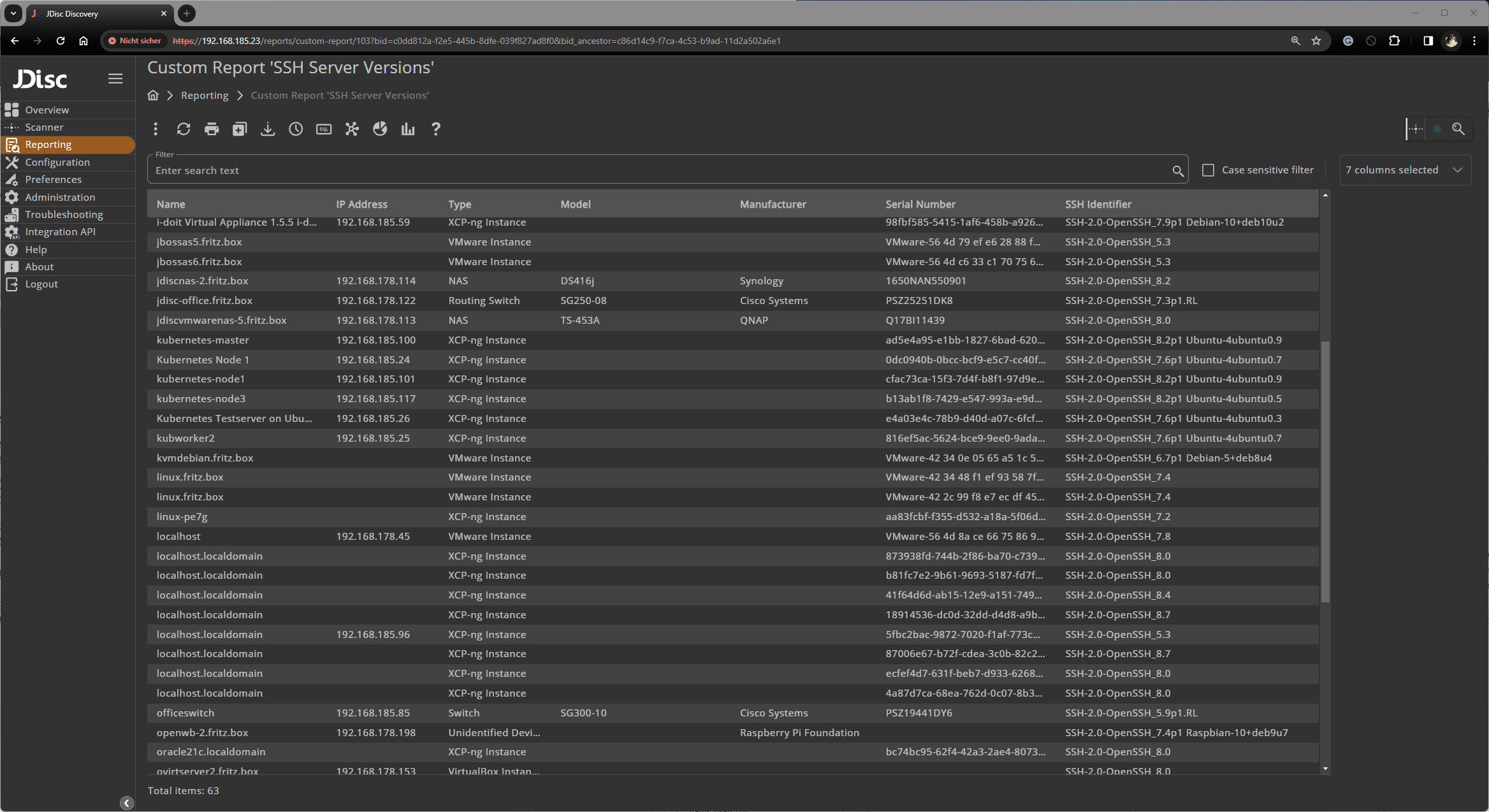 SshIdentifiers - JDisc Network Discovery SshIdentifiers