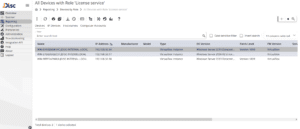 Screenshot-All-Devices-With-Role-LicenseService - JDisc Network Discovery All Devices With Role License service