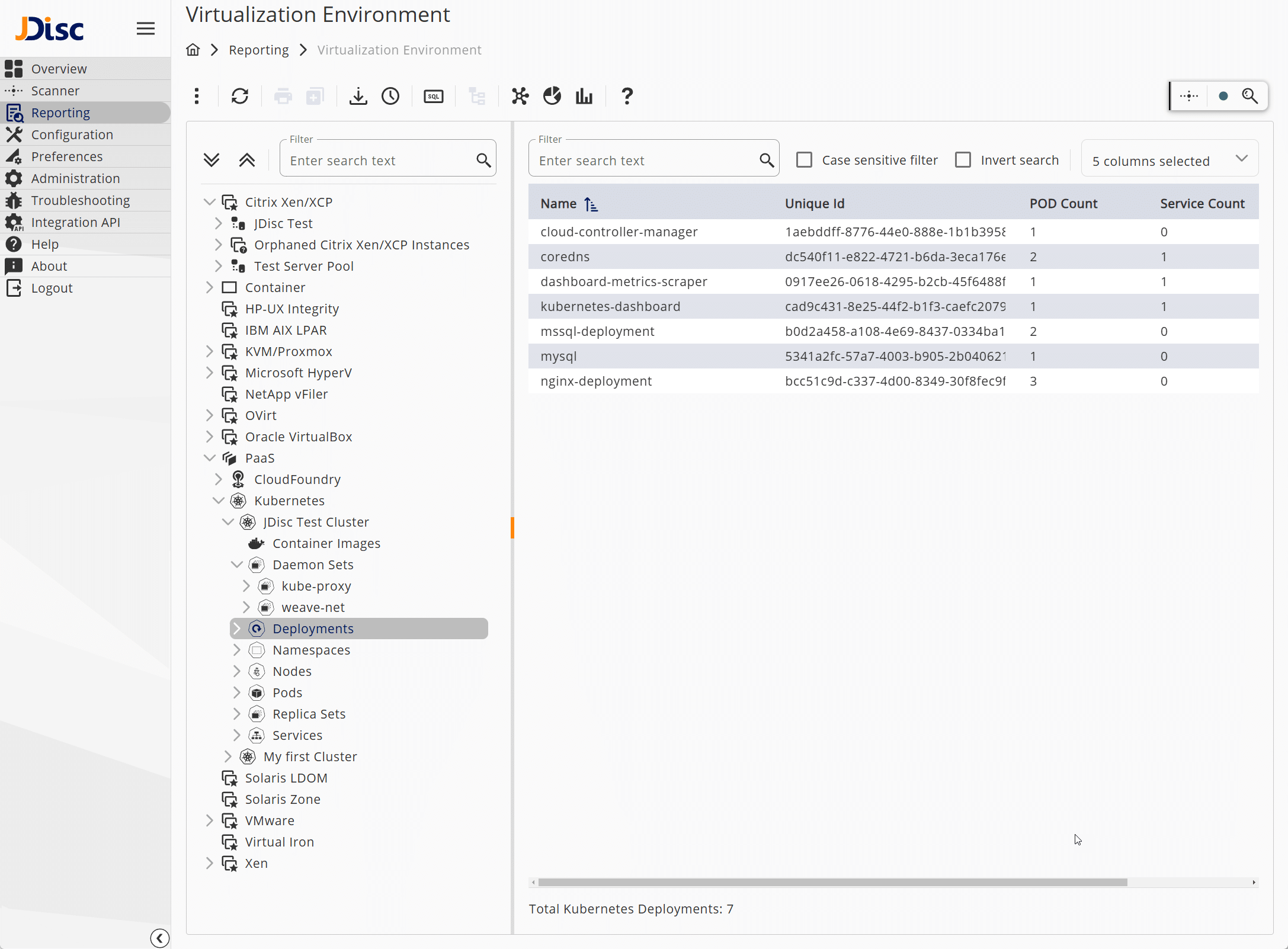 Virtualization - JDisc Network Discovery Virtualization