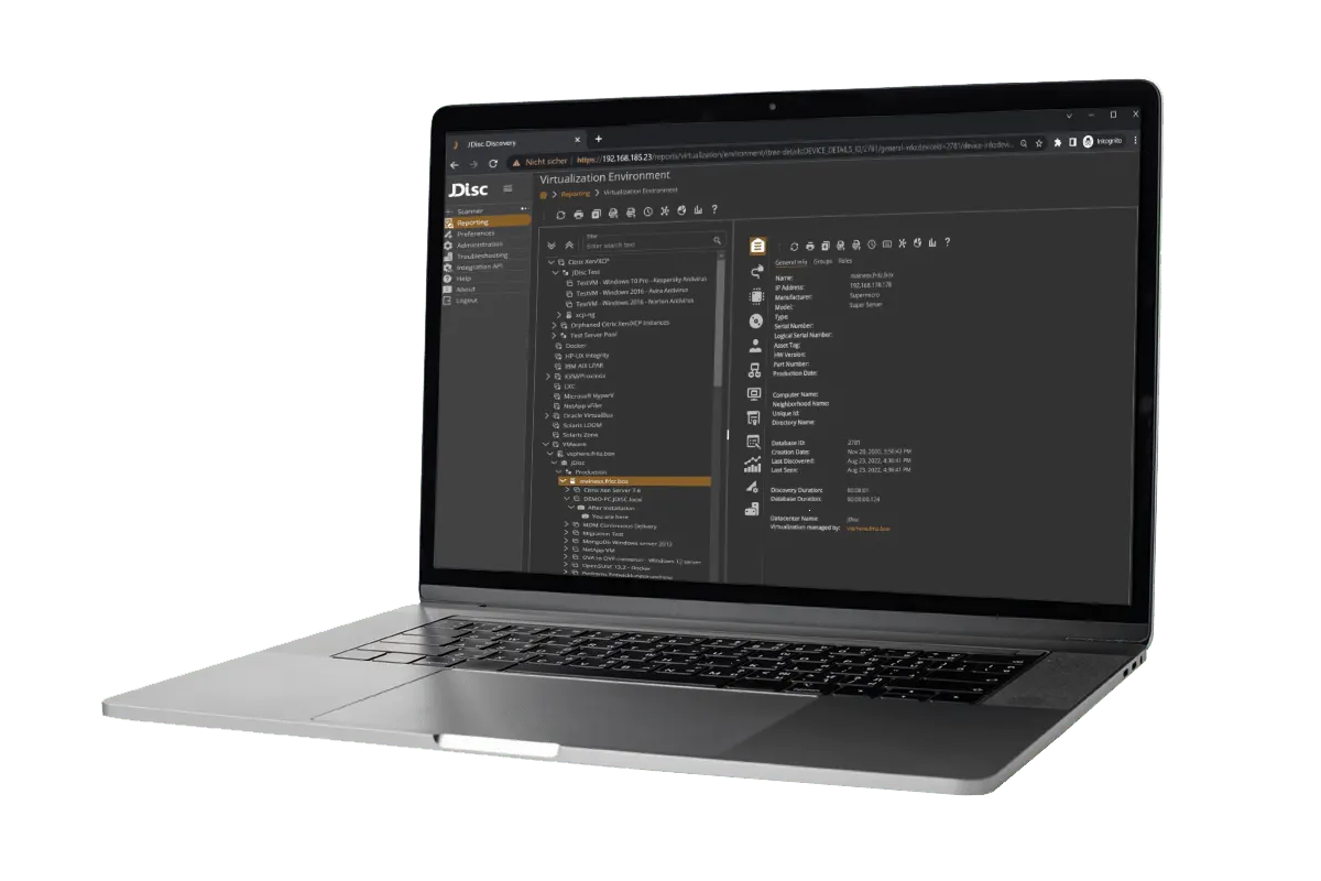 IP-Scanner JDisc Discovery